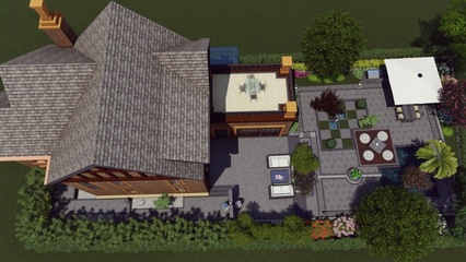 反正就是別墅花園設計|園林景觀/規劃|空間/建筑|畫941 - 原創設計作品 